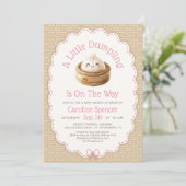 Invitation Baby Shower Petit Boulet (Debout devant)