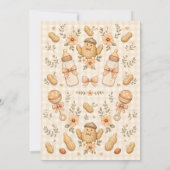 Invitation Baby Shower Petit Cacahuète (Dos)