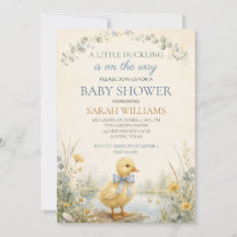 Baby Shower Petit Caneton