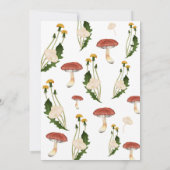 Invitation Baby Shower Petit Champignon (Dos)