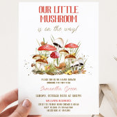 Invitation Baby Shower Petit Champignon