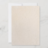 Invitation Baby shower Petit Citrouille Automne Rustique Verd (Dos)