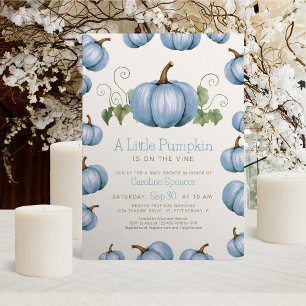 Invitation Baby shower petit Citrouille Whimsical Boy