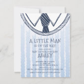Invitation Baby shower petit homme mignon (Devant)