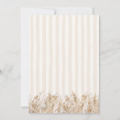 Invitation Baby Shower Petit Lapin (Dos)