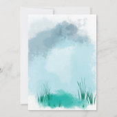 Invitation Baby shower Petit Lapin Mignon (Dos)