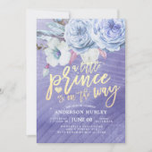 Invitation Baby shower petit prince est en route (Devant)
