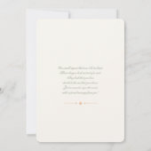 Invitation Baby Shower Petite Citrouille (Dos)