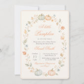 Invitation Baby Shower Petite Citrouille (Devant)