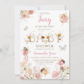 Invitation Baby Shower Petite Fée (Devant)