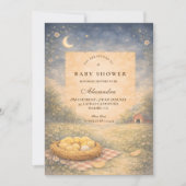 Invitation Baby Shower Petite Poussin de Printemps (Devant)