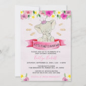 Invitation Baby shower Petites filles cacahuètes (Devant)