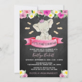 Invitation Baby shower Petites filles cacahuètes (Devant)