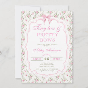 Invitation Baby Shower Petits Pieds et Jolies Rubes