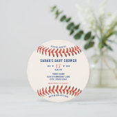 Invitation Baby shower photo de baseball Softball Sport (Debout devant)