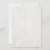 Invitation Baby shower photo du journal (Dos)