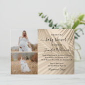 Invitation baby shower photo numérique et imprimé 2 photos (Debout devant)