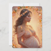 Invitation Baby shower photo Whimsical Orange (Dos)