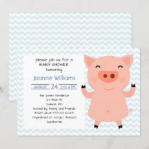 Baby shower Piggy Mignonne Pour Fille
