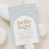 Invitation Baby shower plage