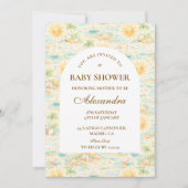 Invitation Baby Shower Plage Ensoleillée (Devant)