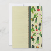 Invitation Baby Shower Plante de cactus du sud-ouest naturel (Dos)