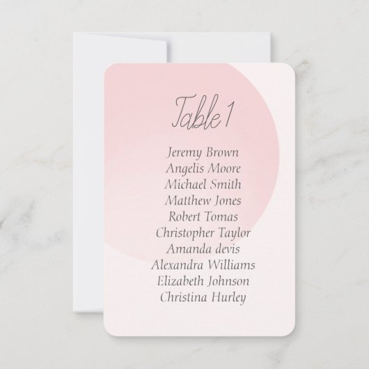 Invitation Baby shower plat rose printemps doux (Dos)