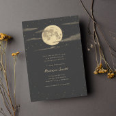 Invitation Baby shower Pleine lune