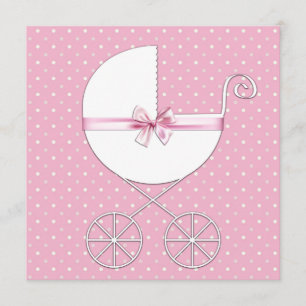 Invitation Baby Shower Point Rose