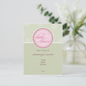 INVITATION baby shower :: point tacheté (Debout devant)