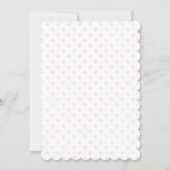 Invitation Baby shower Pois blanc Citrouille (Dos)