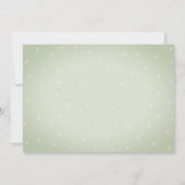 Invitation Baby shower Pois de jonction d'aquarelle (Dos)