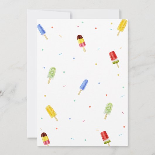 Invitation Baby shower Popsicle (Dos)