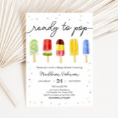 Invitation Baby shower Popsicle