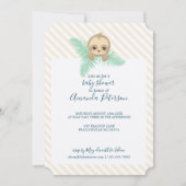 Invitation Baby shower pour bébé neutre selon le s (Devant)