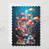 Invitation baby shower pour fille (Dos)