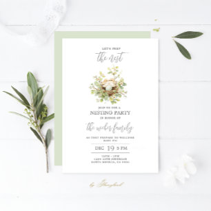 Invitation Baby Shower pour Future Maman Nidificatrice