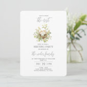 Invitation Baby Shower pour Future Maman Nidificatrice (Debout devant)