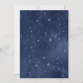 Invitation Baby shower pour garçons de l'espace extra-atmosph (Dos)