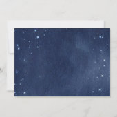 Invitation Baby shower pour garçons de l'espace extra-atmosph (Dos)