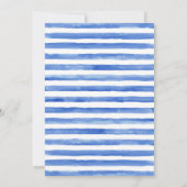 Invitation Baby shower pour garçons Dinosaur Aquarelle (Dos)