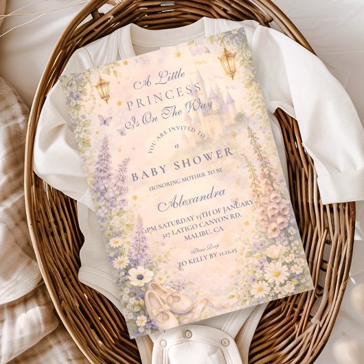 Invitation Baby-shower pour la Princesse Royale