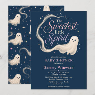 Invitation Baby Shower pour le Petit Fantôme le Plus Mignon