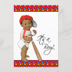 Invitation Baby Shower pour le Petit Garçon Star de l'Année
