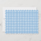 Invitation Baby Shower pour le thé (Dos)