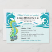 Invitation baby shower pour maman-to-be attend gar (Devant)