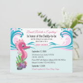 Invitation baby shower pour papa-à-être attentive (Debout devant)