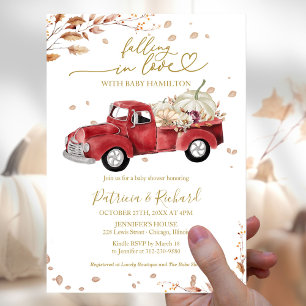 Invitation Baby Shower pour Tomber Amoureux