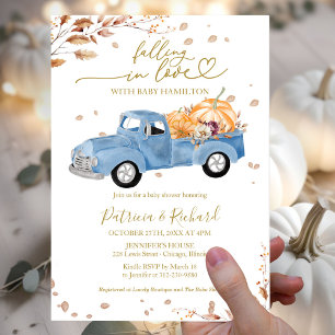 Invitation Baby Shower pour Tomber Amoureux