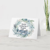 Invitation baby shower pour un garçon (Devant)